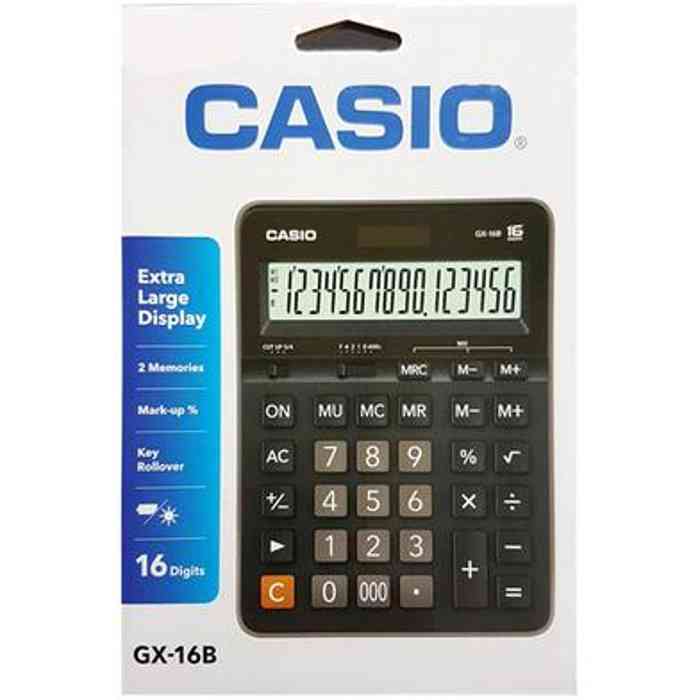 Casio GX-16B 16 Digit Desktop Calculator